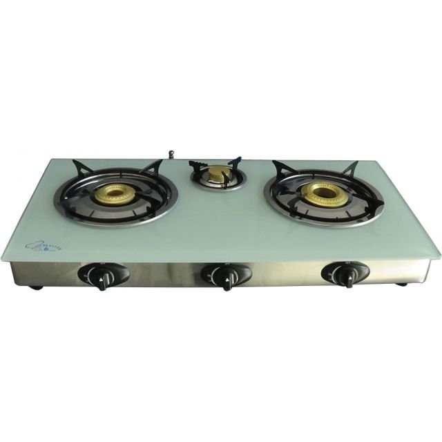 Επιτραπέζια εστία υγραερίου κρύσταλλινη COOK MASTER JΥ-ΤΒ3003W