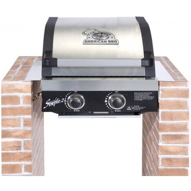 Εντοιχιζόμενη ψησταριά υγρερίου Cook Master American BBQ SIMPLE 2BI