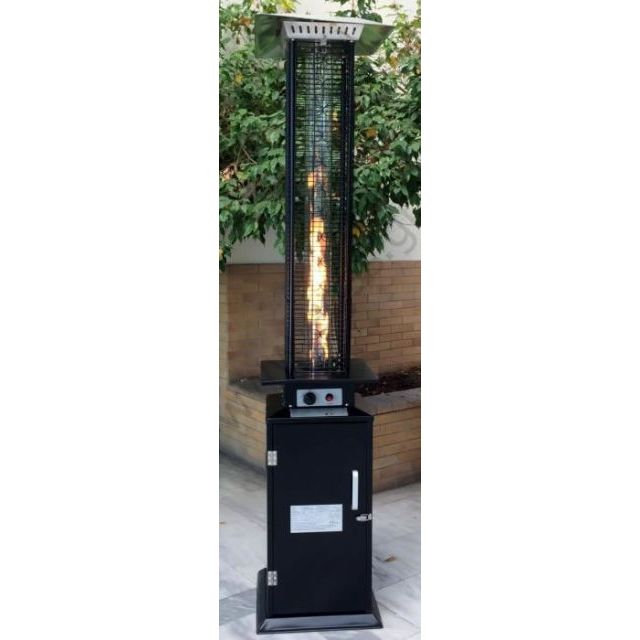 Θερμάστρα εξωτερικού χώρου, φλόγας - Μαύρη